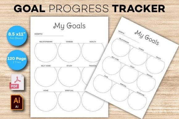 Download Goal Progress Tracker | Monthly Goals - Monthly goals Collection